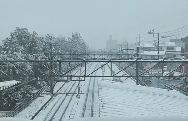 関東で54年ぶりの11月の雪 埼玉県各地でも大雪注意報