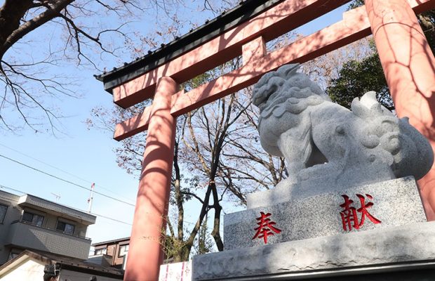大宮氷川神社に初の狛犬！奉納したのはあの企業